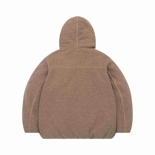 Куртка двухсторонняя коричневая - фото 5