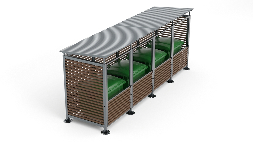 Контейнерная мини-4 дерево SK00377