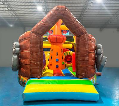 Коммерческий надувной батут «Веселый кораблик», 7*4*3,5 м.