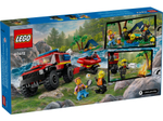 LEGO City 60412 — пожарная машина 4×4 со спасательной лодкой, техника спасателей