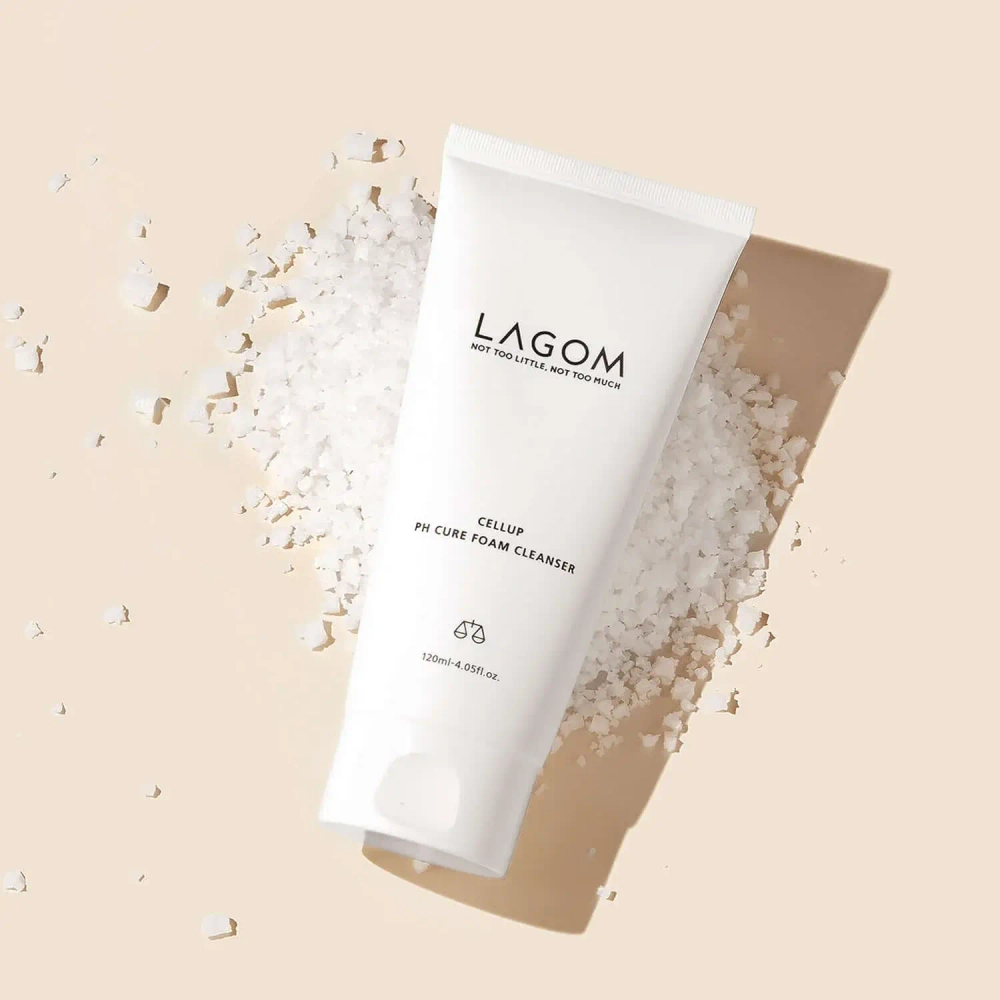 Lagom Cellup Ph Cure Foam Cleanser увлажняющая слабокислотная пенка для умывания