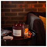 Свеча ароматическая IKEA ROSENSLAN (РОЗЕНСЛАН), Янтарь и роза, Красно-коричневый, 70 часов