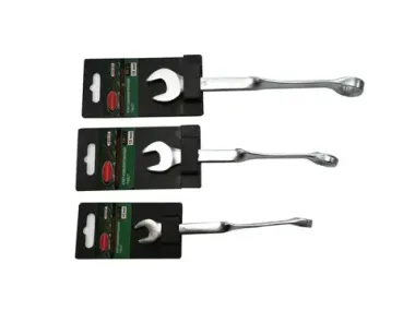 Ключ комбинированный twist удлиненный 13мм на пластиковом держателе RockFORCE RF-75513T