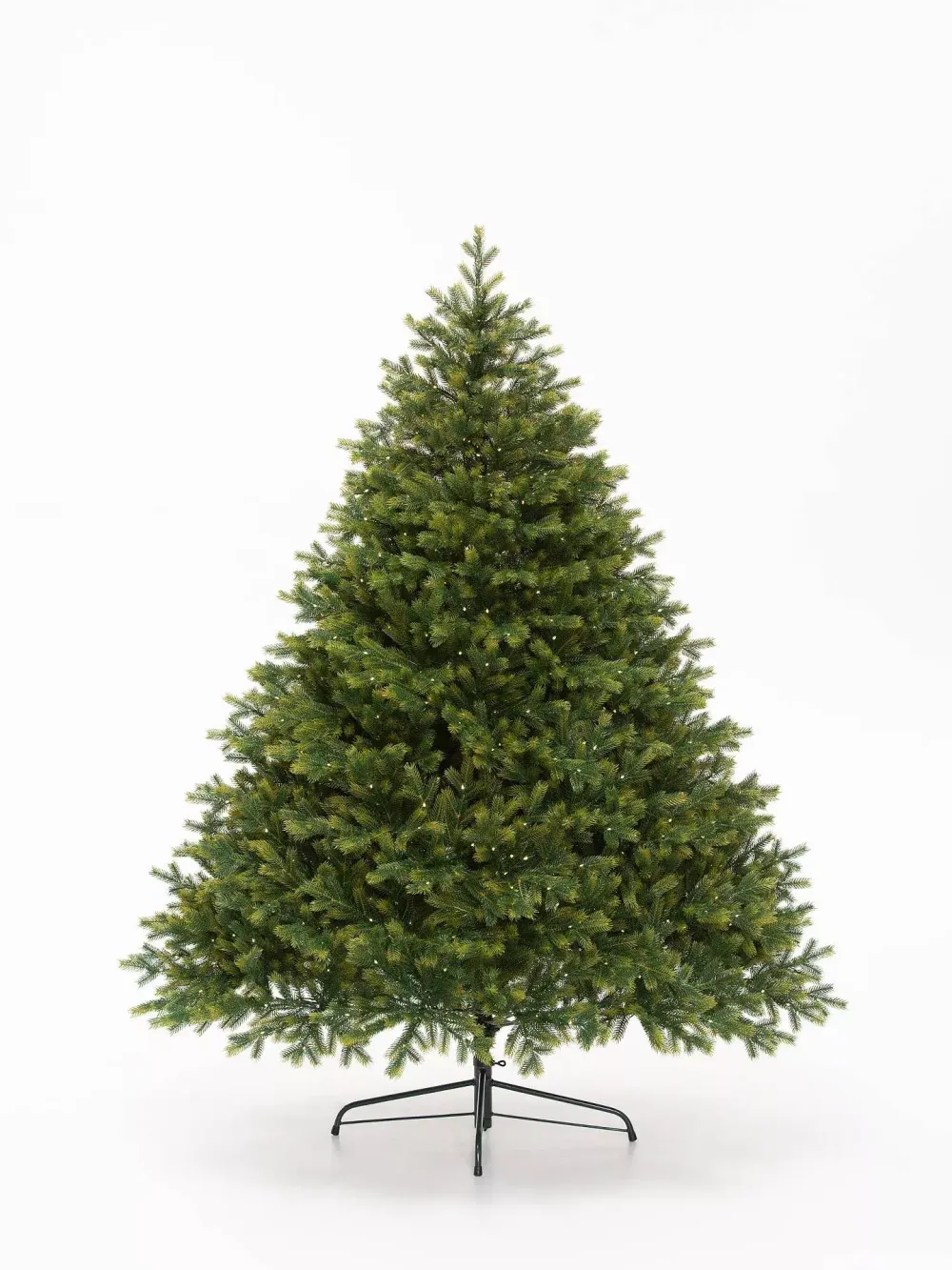 Елка с гирляндой «Эрмитажная» (Литая хвоя) 210 см / 2,1 м