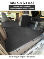Коврик ЭВА в багажник с накладками на задние сидения для Tank 500 (21-н.в.)