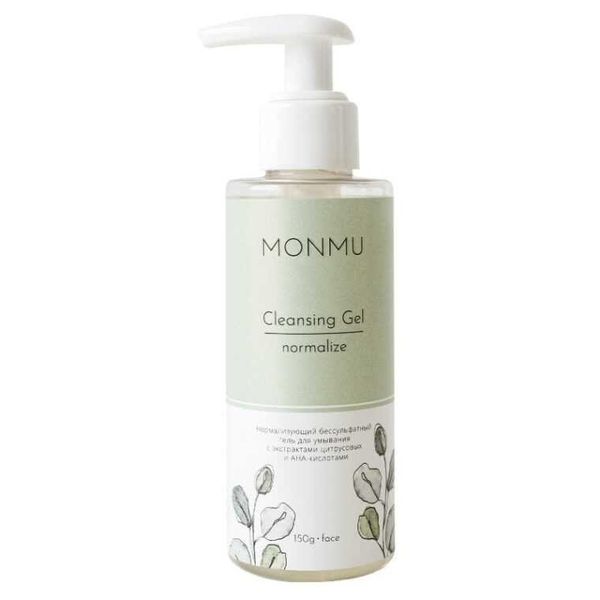 Monmu Нормализующий гель для умывания