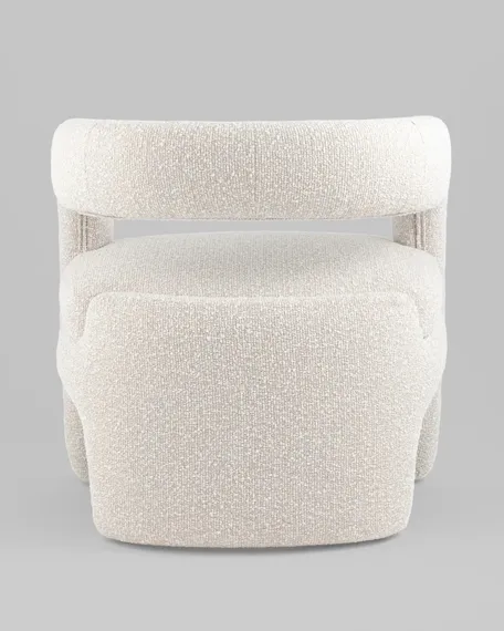 Лаунж-кресло Boon, жемчужное букле