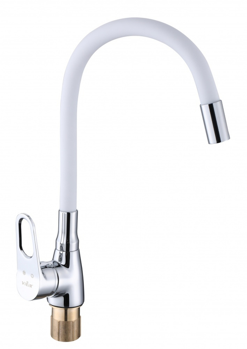 023521-F См-ль од. для кухни с гибким из. (БЕЛЫЙ) ViEiR (10/1шт)