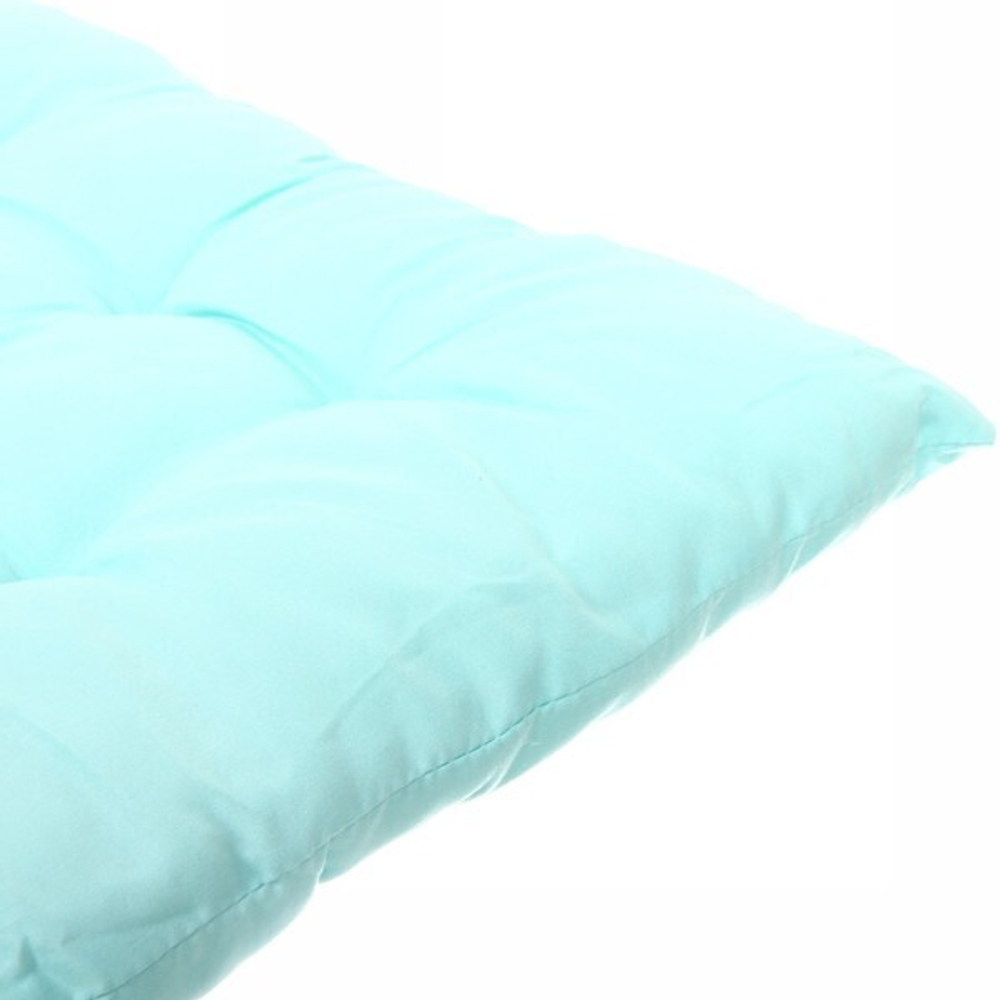 Сидушка на стул 40*40см «ИДЕА» цвет голубой