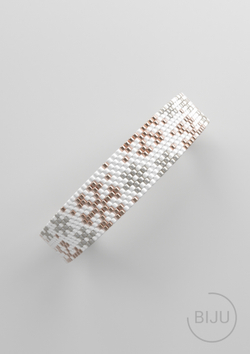 Схема PEYOTE, Схема браслета мозаичное плетение, узор из Miyuki Delica 11/0, файл PDF, №446