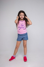 Майка летняя д/ дев Qeen р.110-116 (Ваш трикотаж) 00504, 1 шт.