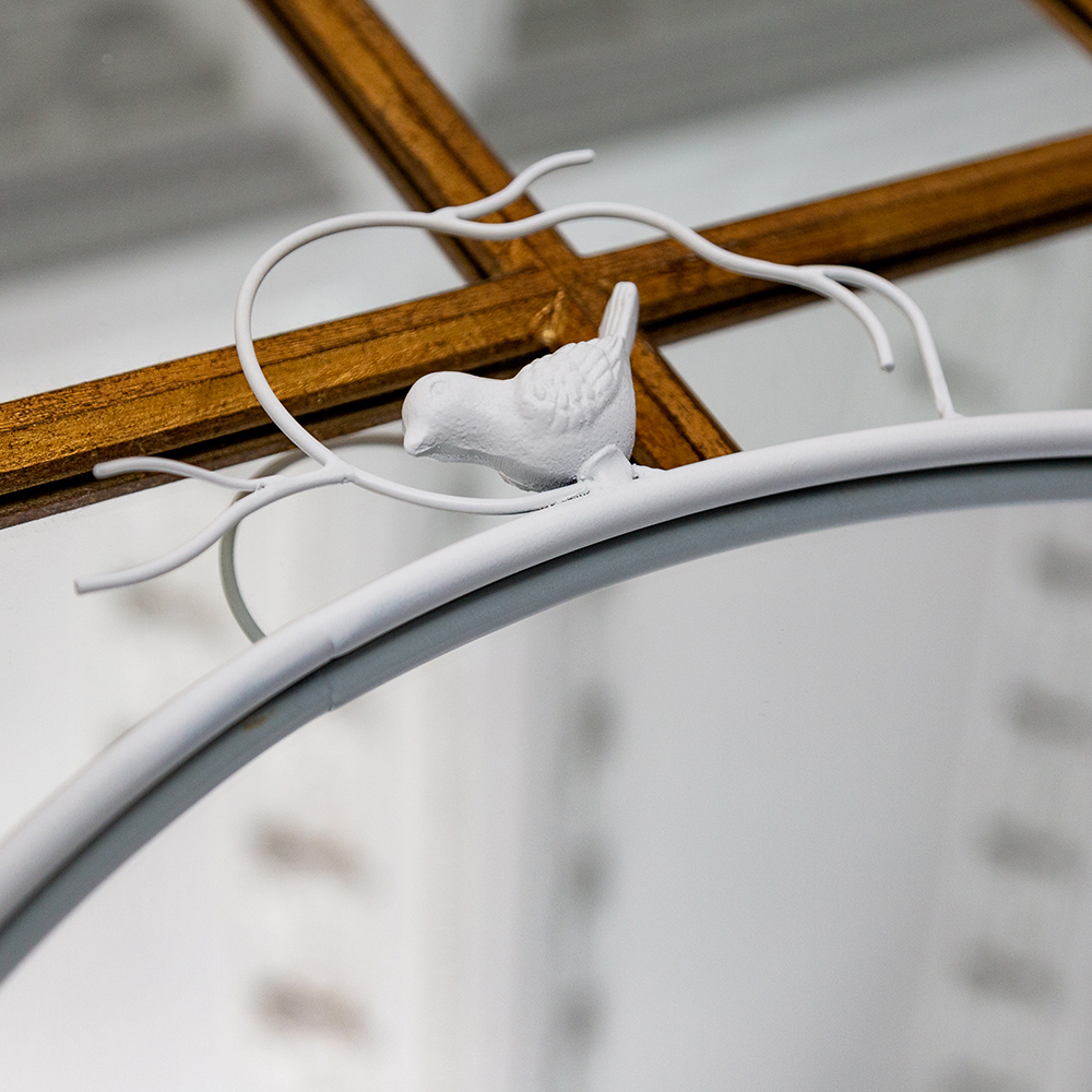 Зеркало настенное Объект мечты Багатель Уайт