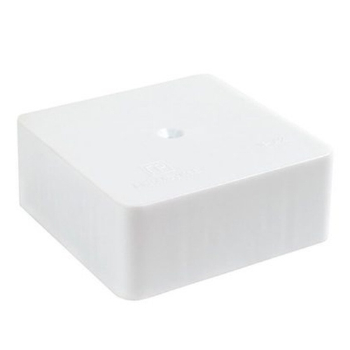 Коробка распаячная 75х75х30 мм открытой проводки белая [уп. 90шт] Промрукав 40-0450