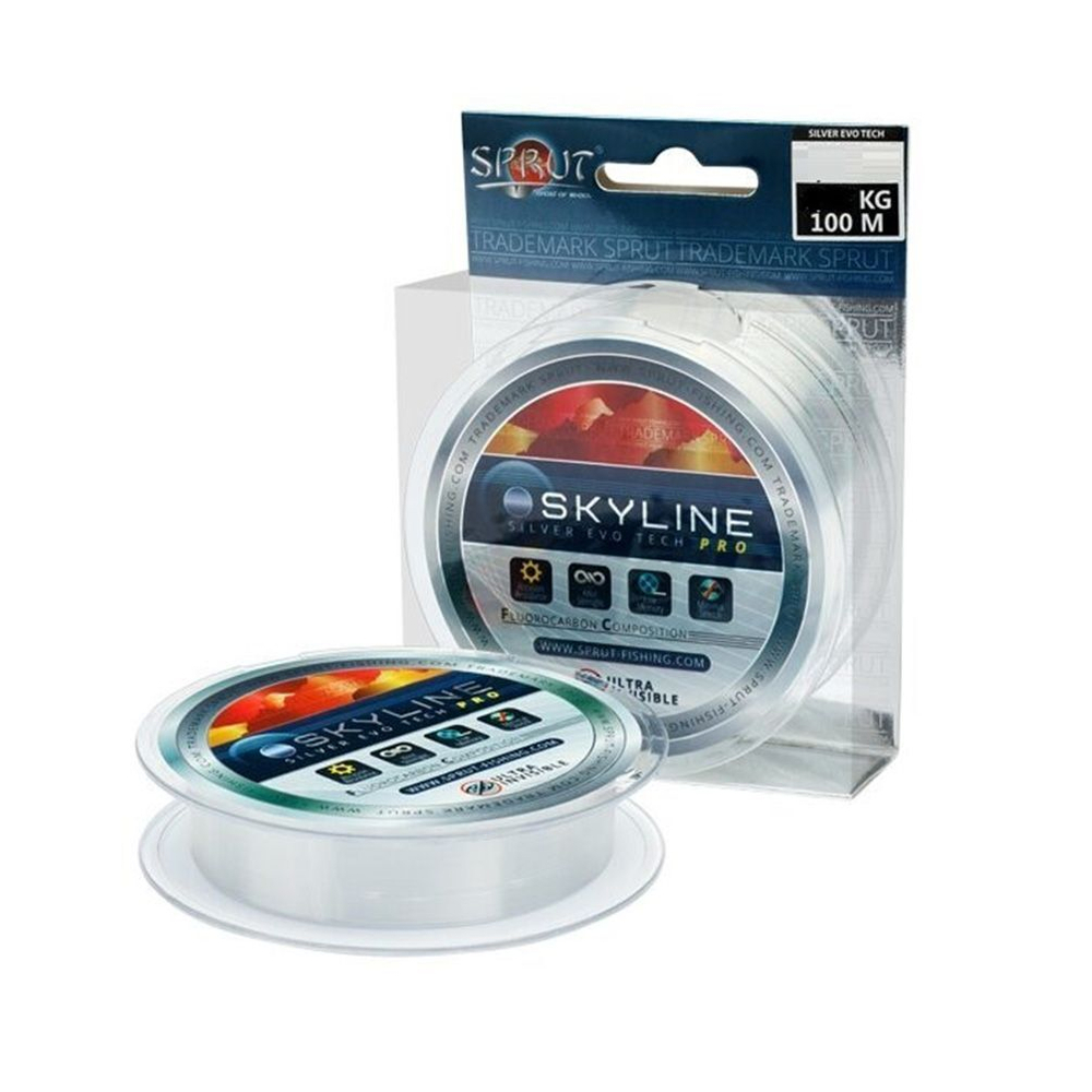 Леска для рыбалки Sprut SKYLINE EvoTech PRO Pink (0,455mm/100m), 1 штука