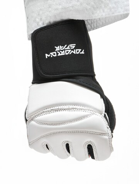 Перчатки для тхэквондо Tomorrow Star Vortex черно-белые