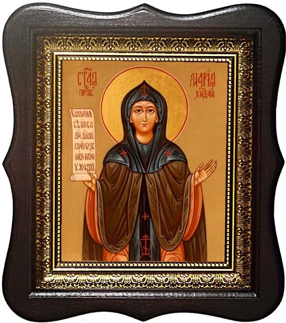 Мария Хиданская Святая блаженная. Икона на холсте.