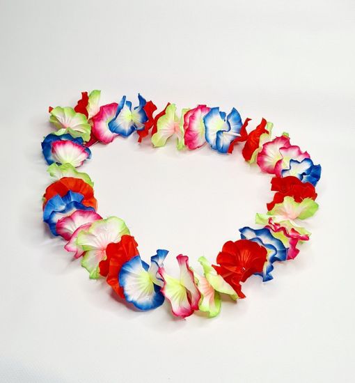 Гавайский набор (ожерелье, венок, браслеты 2 шт.)