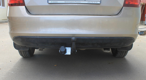 Фаркоп на SKODA RAPID (2014) (без электрики, паспорт/сертификат в комплекте) Автос.SK 11