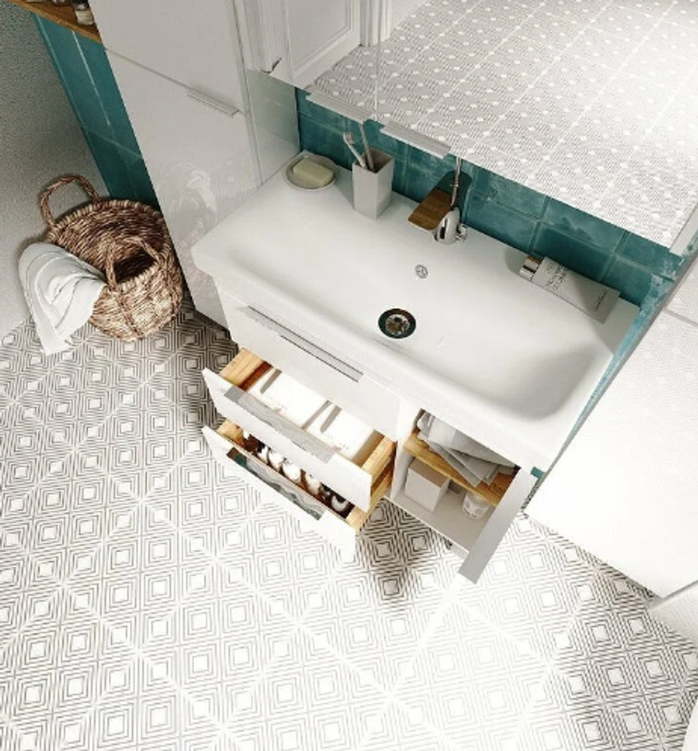 Тумба Gaula 80Н 3я 1д White