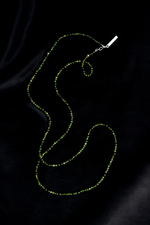 Длинные бусы Akulina из зеленого нефрита Loginova x QUARZ