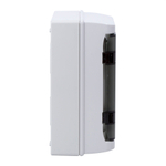 Щит распределительный настенный с дверцей 8 мод.,IP65, серый, с клеммным блоком 63А DKC