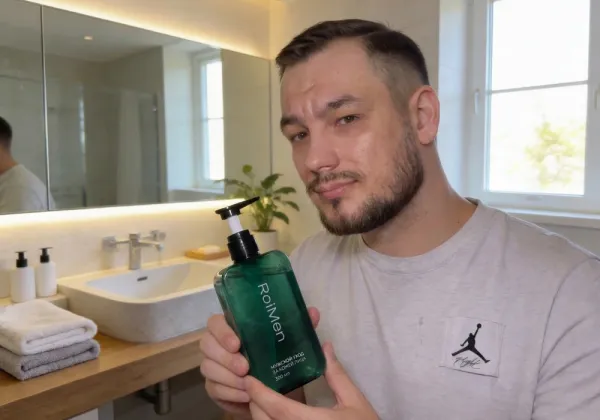 Мужская пенка для умывания Roimen: честный тест 30 дней на жирной коже с комедонами