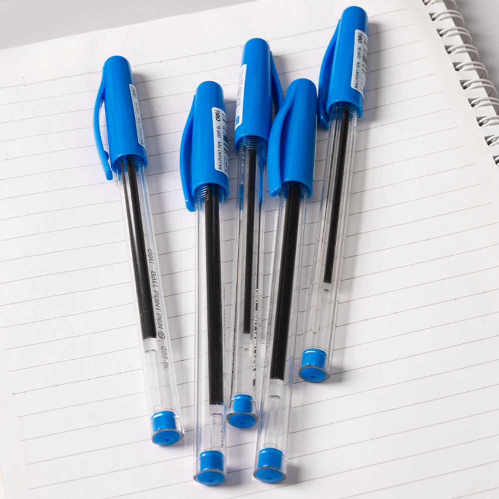 Ручка шариковая DELI "Q99", 0.7 мм, синяя