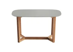 Стол обеденный Cross 2 140*80 см (светло-серый, бук)