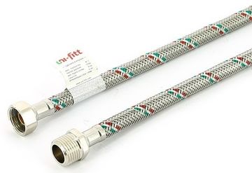 Гибкая подводка для воды Uni-Fitt НР 1/2" х ВР 1/2", длина 800 мм (501S2008)