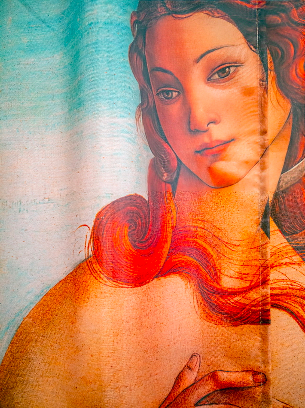 Комплект штор «Рождение Венеры», по мотивам картины Боттичелли