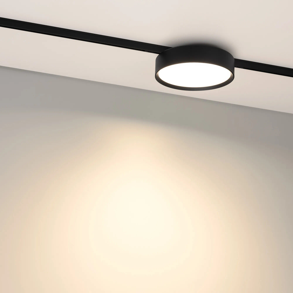 Светильник MAG-MICROCOSM-RONDO-R150-15W Warm3000 (BK, 90 deg, 24V) (Arlight, IP20 Металл, 5 лет) 051777