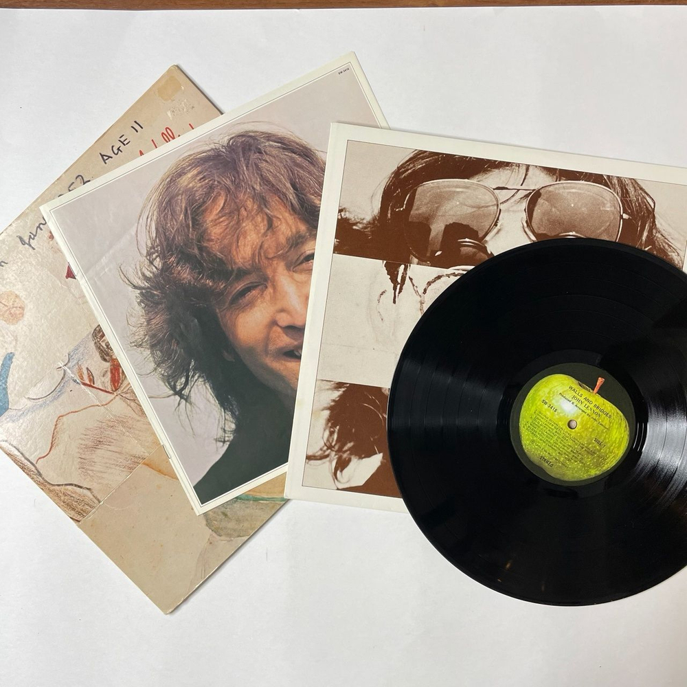 Винтажная виниловая пластинка LP John Lennon Walls And Bridges (USA 1974)