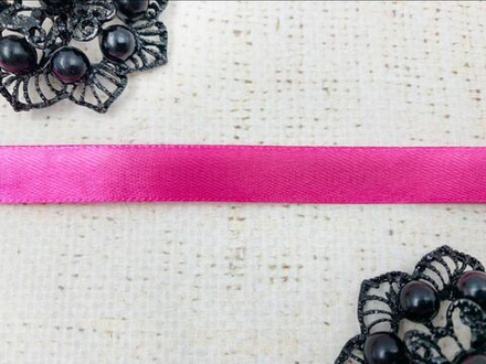 Лента атласная, ш. 6 мм, фуксия