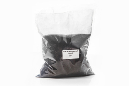 Уголь для очистки кокосовый, 0,5 кг.