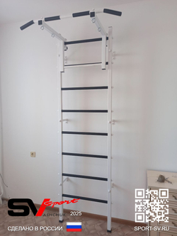 Монтаж шведской стенки Sv Sport в бетонные, кирпичные стены