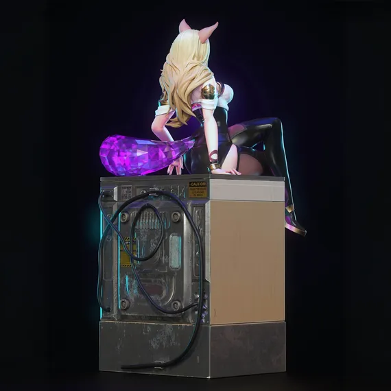 Ahri on laundry - K/DA