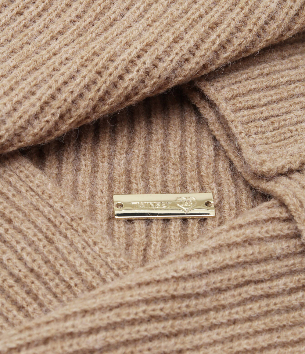 Шаль Twinset U&B - коричневый(232LL5BDD)