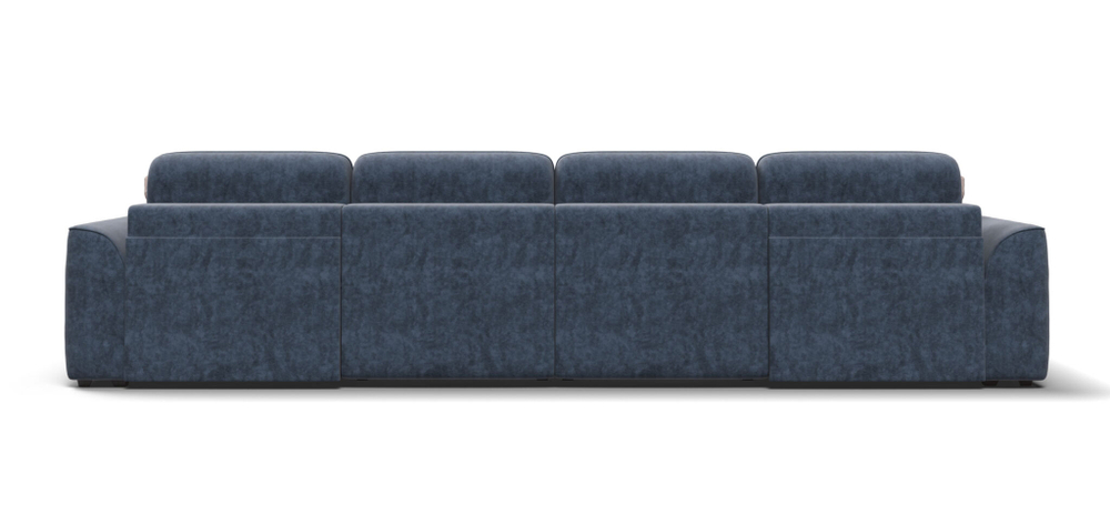 П-образный диван KING MODOOL Велюр Royal топаз