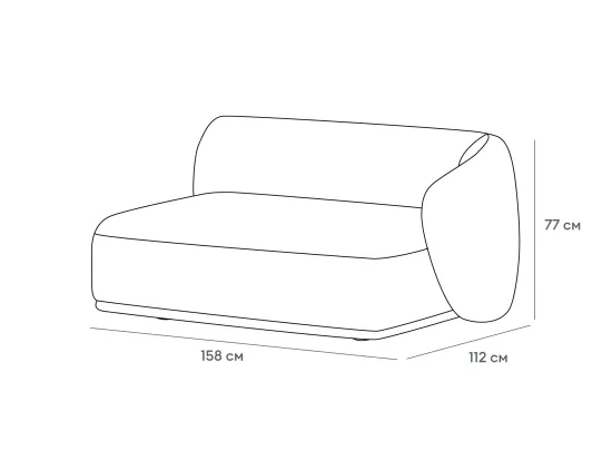 Завершение прямое Fabro 1500 правое 851372