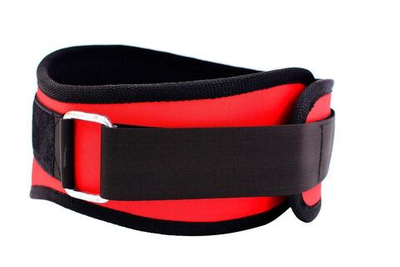 Пояс атлетический Slim, XS (50-70 см), красный