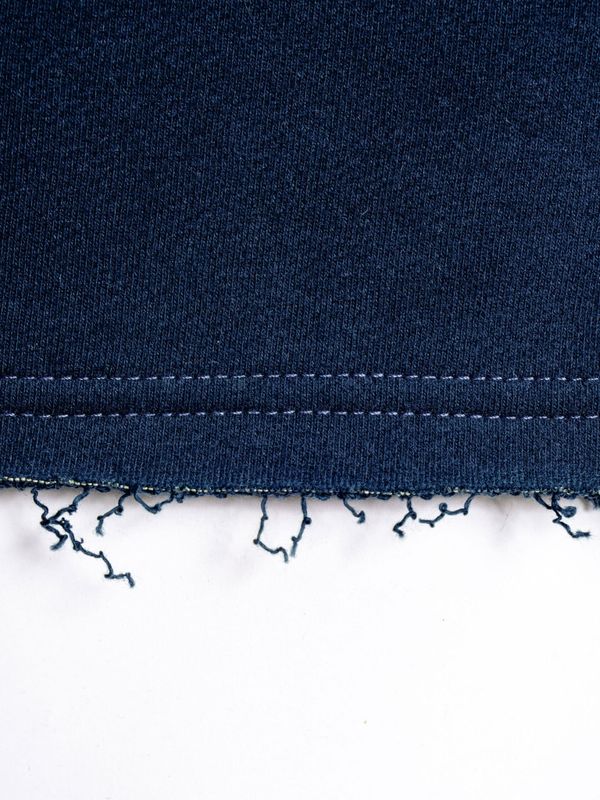 Шорты Logo темно-синие - фото 5