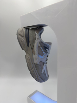 Кроссовки женcкие экокожа арт. 837-4 цвет "серый"