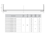 Лоток лестничный 50х500х3000-1,2 мм EKF