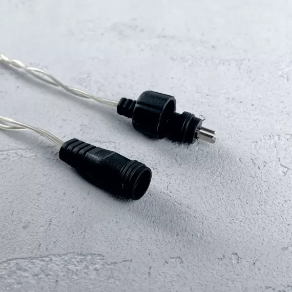 Светодиодная гирлянда 20 м., 200 синих LED ламп, 24V., прозрачный силиконовый провод, IP65, Beauty Led (EST200-10-1B)