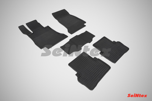 Резиновые коврики Сетка для Mercedes-Benz E-Class W213 2016-н.в., Seintex.87519
