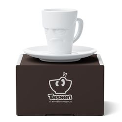 Кофейная пара Grumpy, 80 мл, белая