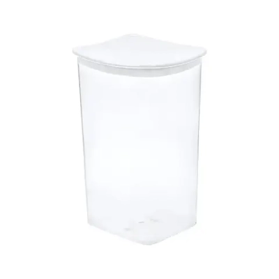 Емкость для сыпучих продуктов квадратная 1,9л, Белый