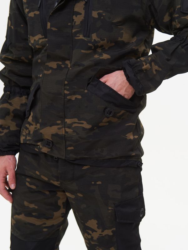 Костюм демисезонный Горка-5 Сombo ткань Смесовая Рип-Стоп/Cat's Eye цвет Мультикам City/Черный