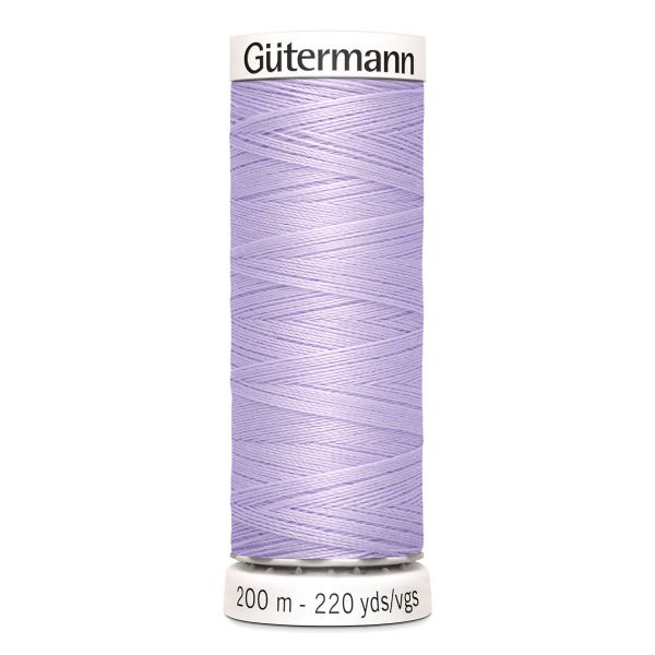 Нитки универсальные Gutermann Sew-all 100 (200 метров), 5 кат. | 442 бело-лавандовый