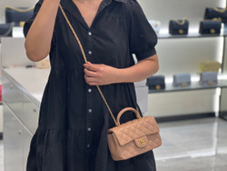 Chanel Mini Flap Bag with Top Handle 20 cm